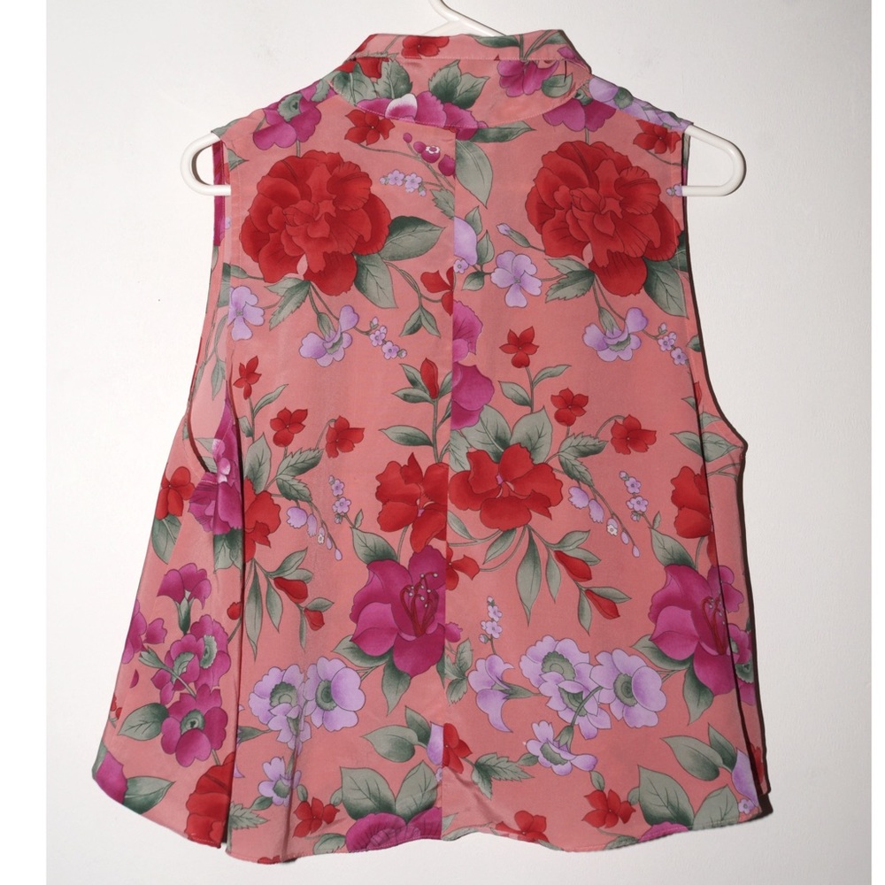 Vintage Victoria's Secret floral pajama top - Picture 2 of 4